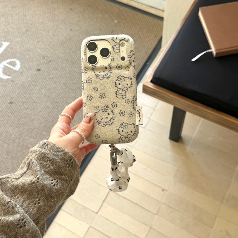 Tablet Cute Accessories - Korean Ins Cute Cartoon Cat Floral