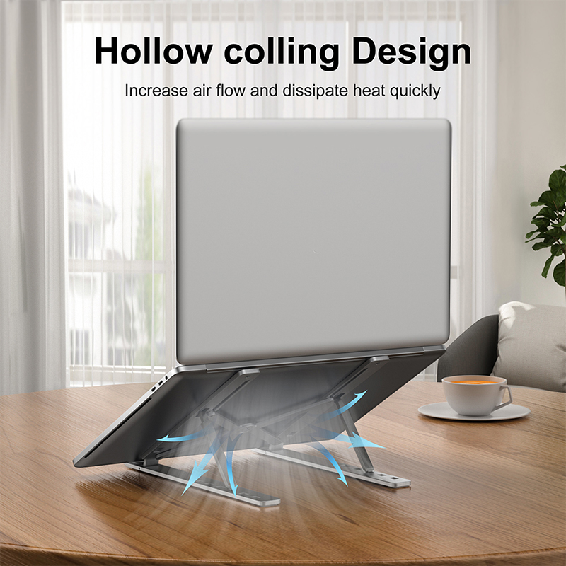 Foldable Laptop Holder Metal S - Cooling Stand Tablet ulasan dan harga