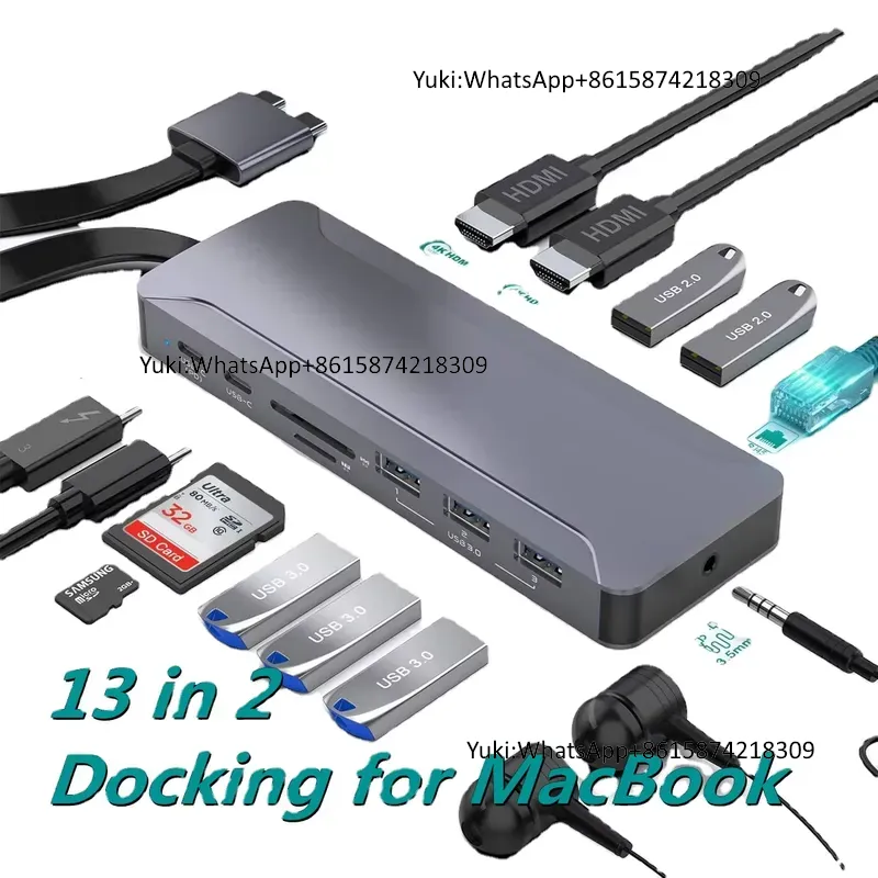 Hot Selling Dual Display Scree - Usb Hub Type C ulasan dan harga