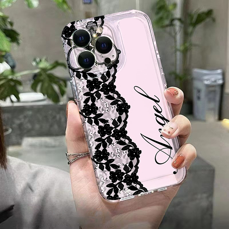 New Black White Lace Phone Cas - Samsung Galaxy A55 ulasan dan harga