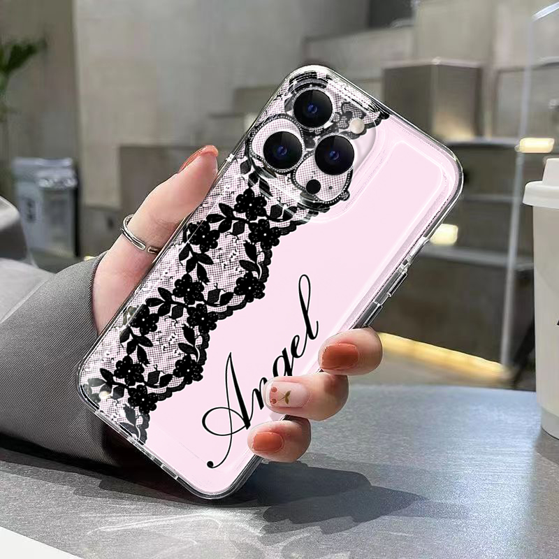 New Black White Lace Phone Cas - Samsung Galaxy A55 ulasan dan harga