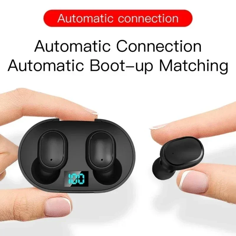 TWS E6S Bluetooth Earphones Wi - Wired Earphone Lightning ulasan dan harga