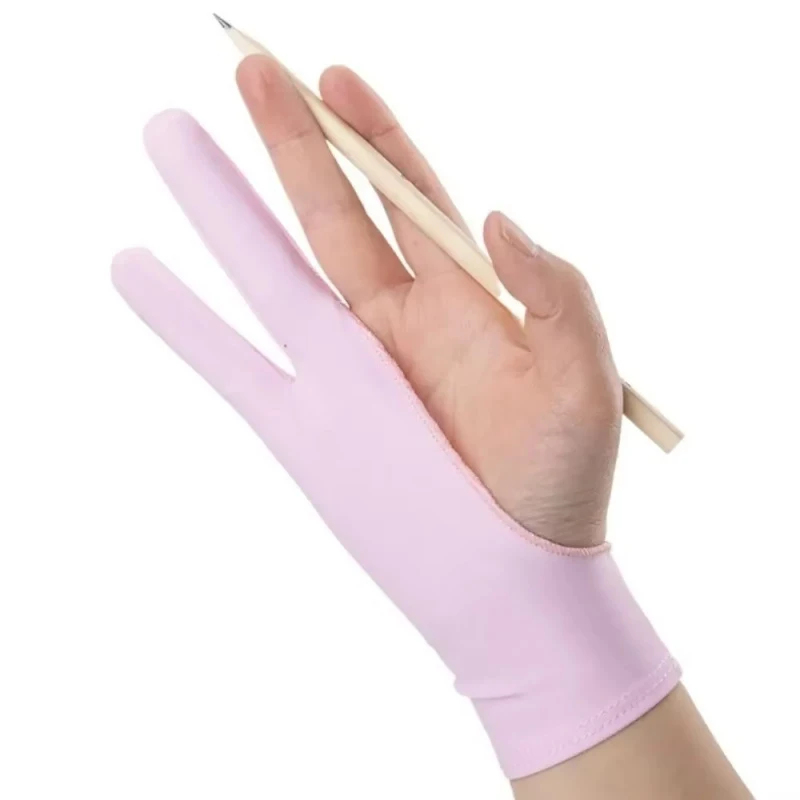 1/2Pcs Two-Finger Hand Paintin - Drawing Glove Artist ulasan dan harga
