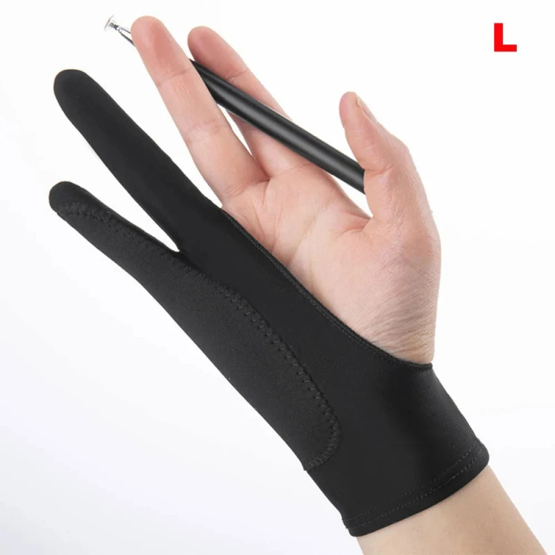 1/2Pcs Two-Finger Hand Paintin - Drawing Glove Artist ulasan dan harga
