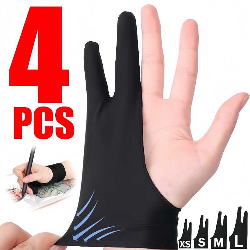 Acrylic Fiber Anti-touch Drawi - Drawing Glove Artist ulasan dan harga
