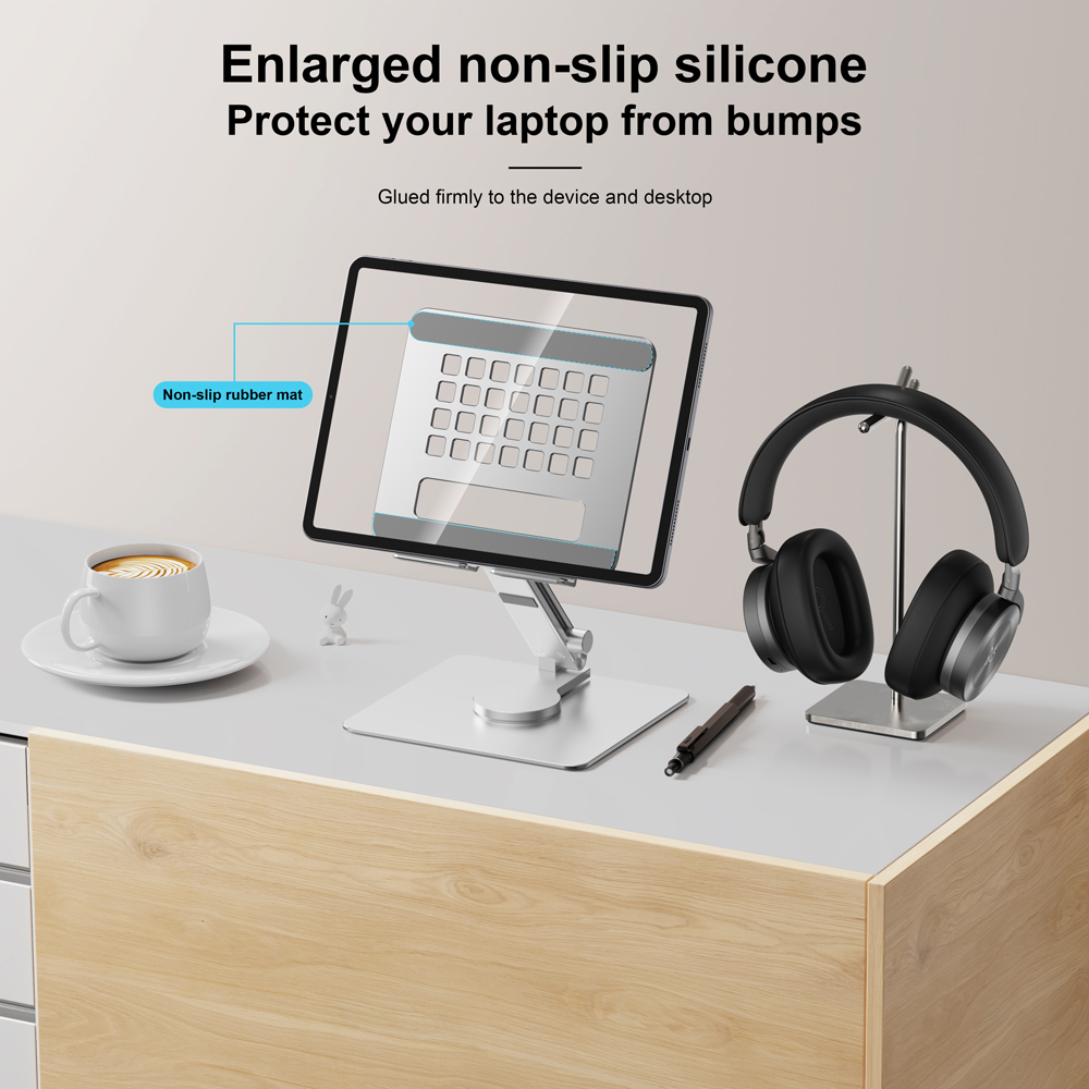 Portable Aluminum Tablet Stand - Cooling Stand Tablet ulasan dan harga