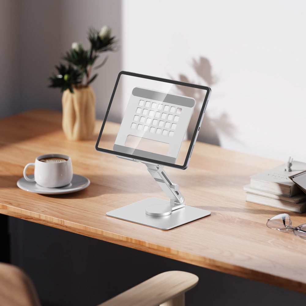 Portable Aluminum Tablet Stand - Cooling Stand Tablet ulasan dan harga