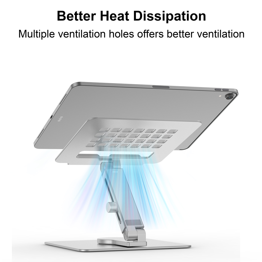 Portable Aluminum Tablet Stand - Cooling Stand Tablet ulasan dan harga