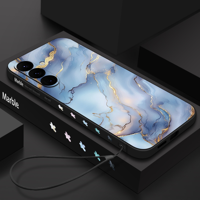 Marble Print Soft TPU Lanyard  - Samsung Galaxy A55 ulasan dan harga